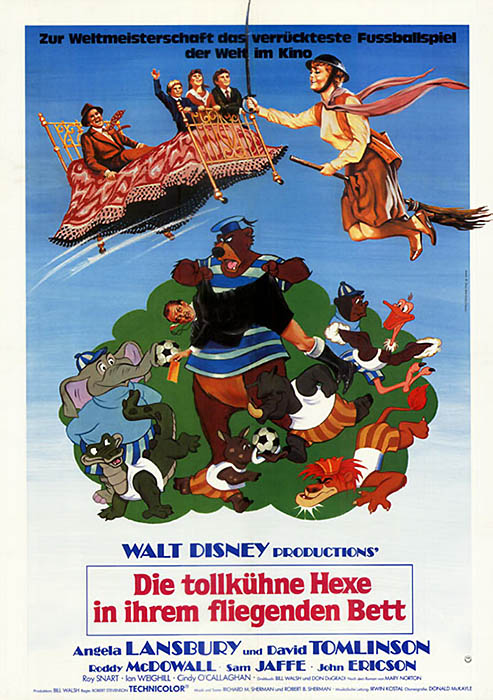 Plakat zum Film: Tollkühne Hexe in ihrem fliegenden Bett, Die