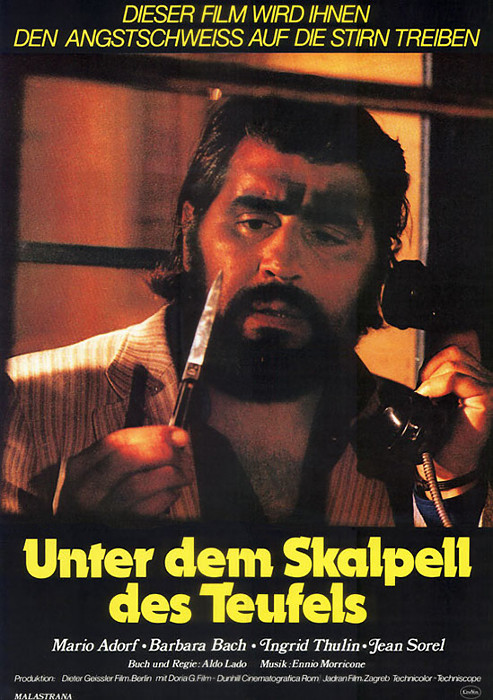 Plakat zum Film: Unter dem Skalpell des Teufels