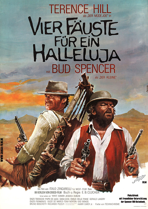 Plakat zum Film: Vier Fäuste für ein Halleluja
