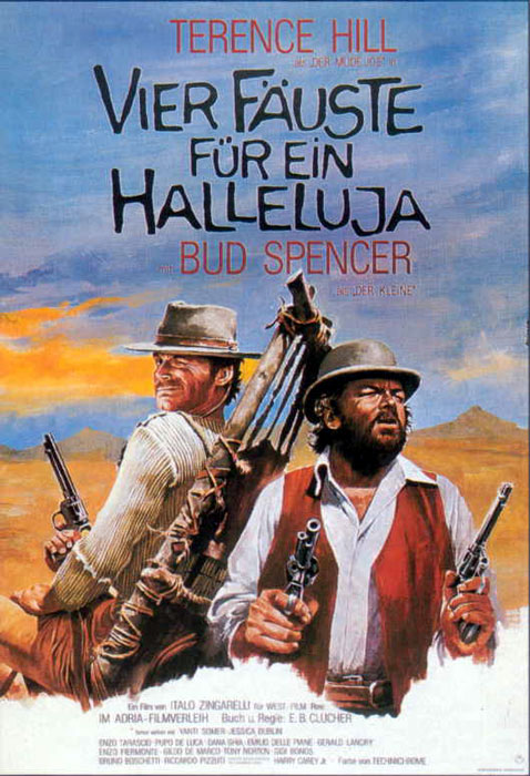 Plakat zum Film: Vier Fäuste für ein Halleluja