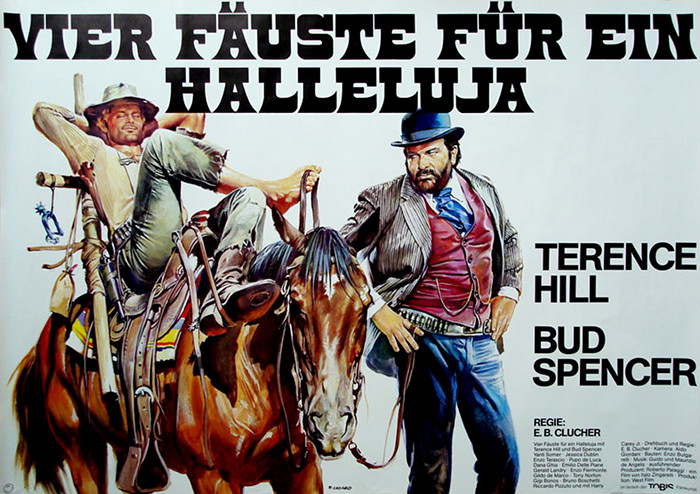 Plakat zum Film: Vier Fäuste für ein Halleluja