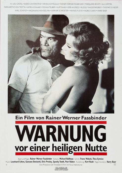 Plakat zum Film: Warnung vor einer heiligen Nutte