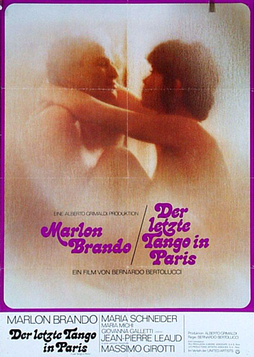 Plakat zum Film: letzte Tango in Paris, Der