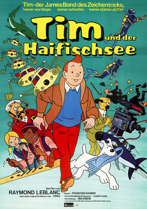 Plakat zum Film: Tim und Struppi und der Haifischsee