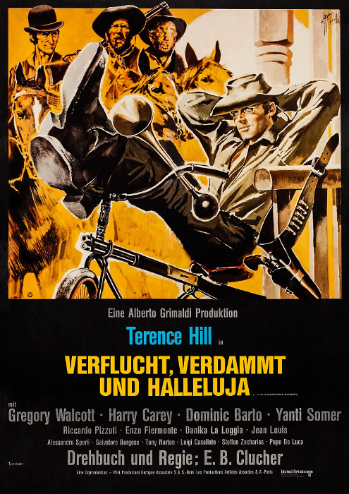 Plakat zum Film: Verflucht, verdammt und Halleluja