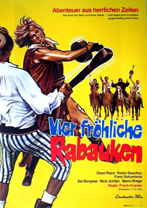 Plakat zum Film: Vier fröhliche Rabauken