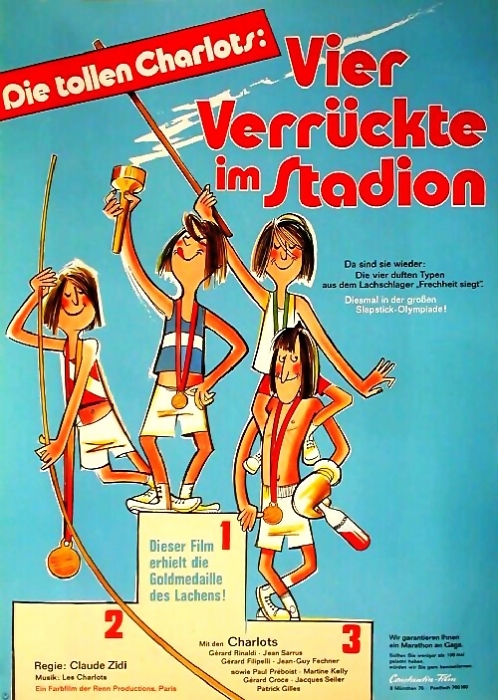 Plakat zum Film: Tollen Charlots, Die - Vier Verrückte im Stadion