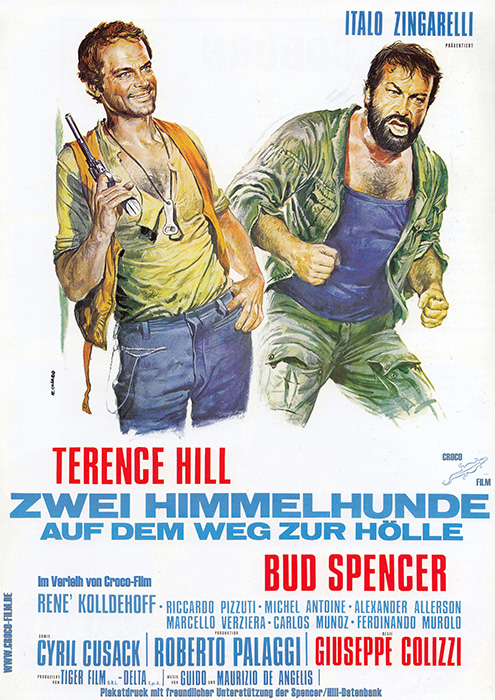 Plakat zum Film: Zwei Himmelhunde auf dem Weg zur Hölle