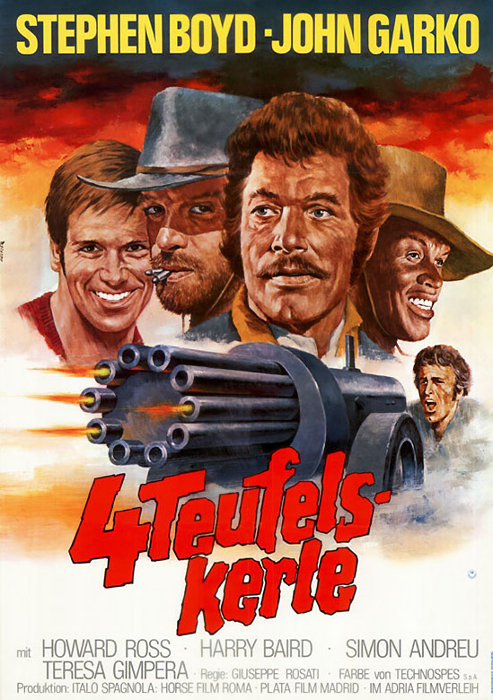 Plakat zum Film: Vier Teufelskerle