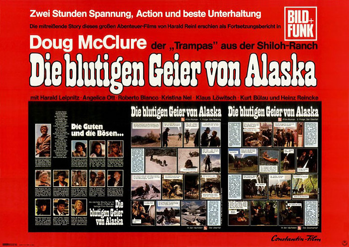 Plakat zum Film: blutigen Geier von Alaska, Die