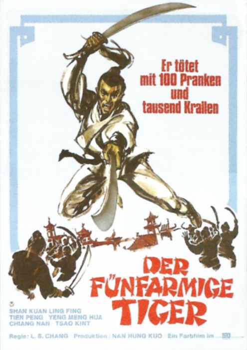 Plakat zum Film: fünfarmige Tiger, Der