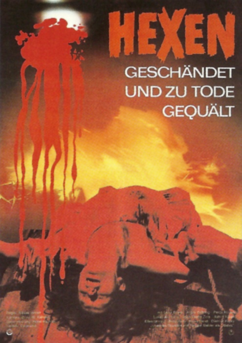 Plakat zum Film: Hexen geschändet und zu Tode gequält