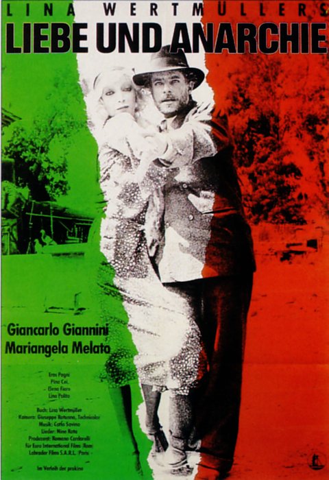 Plakat zum Film: Liebe und Anarchie