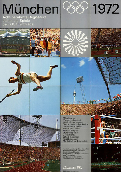 Plakat zum Film: München 1972 - 8 berühmte Regisseure sehen die Spiele der XX. Olympiad