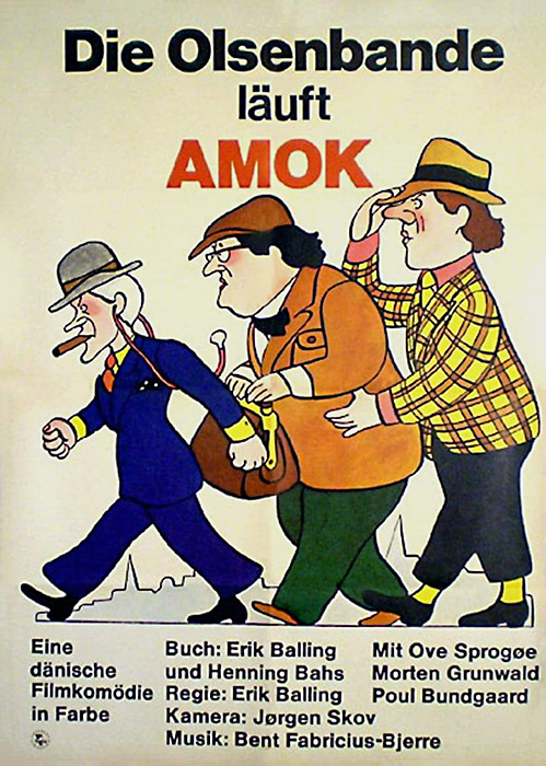 Plakat zum Film: Olsenbande läuft Amok, Die