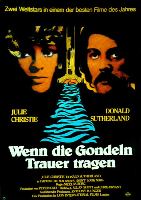 Plakat zum Film: Wenn die Gondeln Trauer tragen