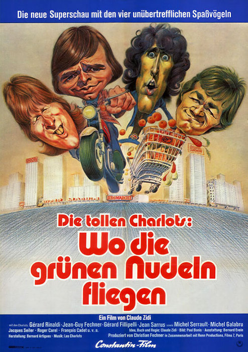 Plakat zum Film: tollen Charlots, Die - Wo die grünen Nudeln fliegen