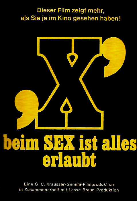 Plakat zum Film: X - Beim Sex ist alles erlaubt