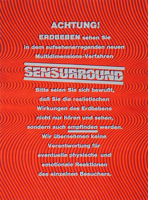 Plakat zum Film: Erdbeben