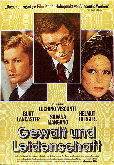 Plakat zum Film: Gewalt und Leidenschaft