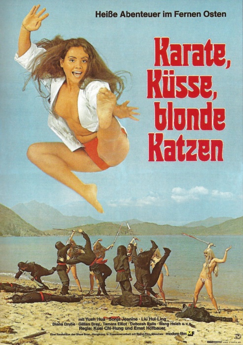 Plakat zum Film: Karate, Küsse, blonde Katzen