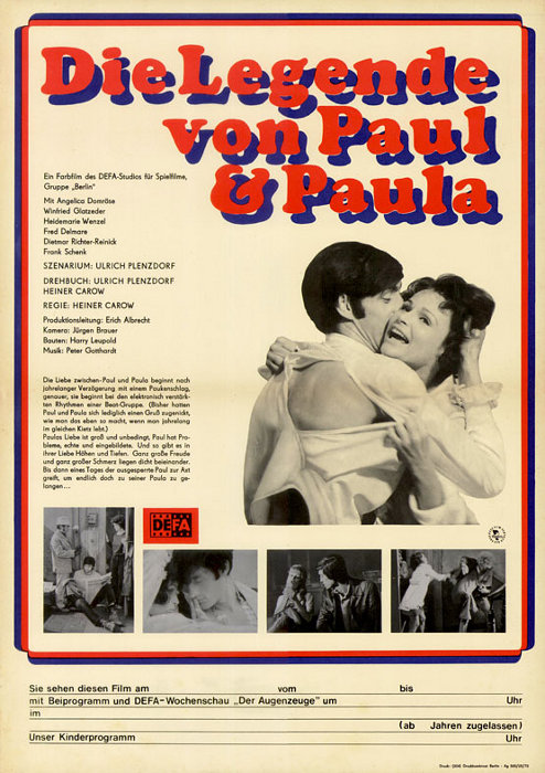 Plakat zum Film: Legende von Paul und Paula, Die