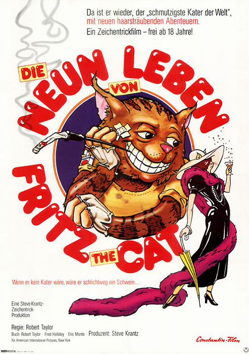 Plakat zum Film: neun Leben von Fritz the Cat, Die
