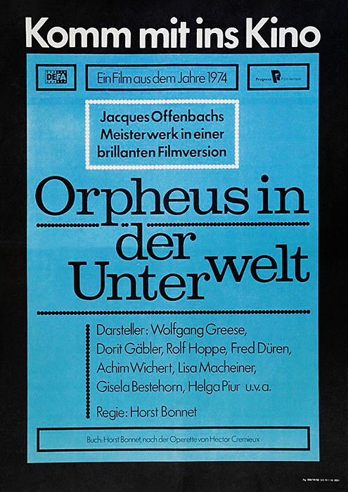 Plakat zum Film: Orpheus in der Unterwelt