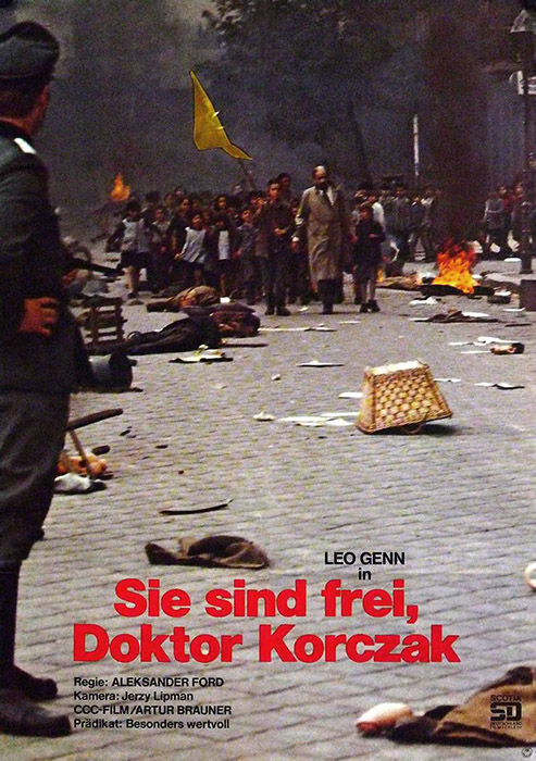 Plakat zum Film: Sie sind frei, Doktor Korczak