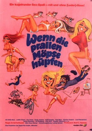 Plakat zum Film: Wenn die prallen Möpse hüpfen