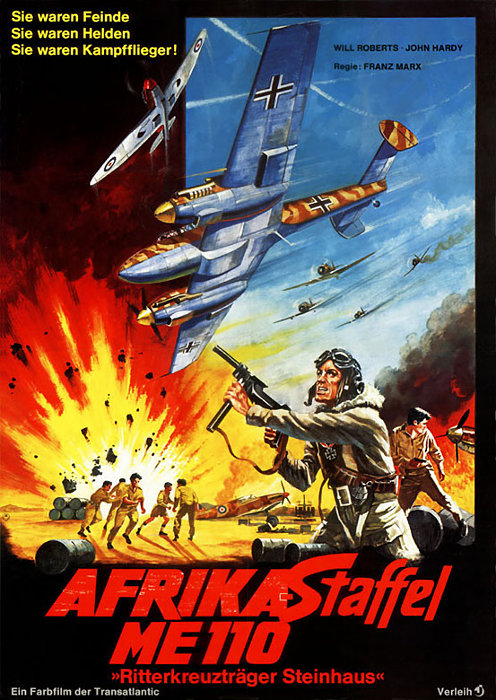 Plakat zum Film: Afrikastaffel ME 110 - Ritterkreuzträger Steinhaus