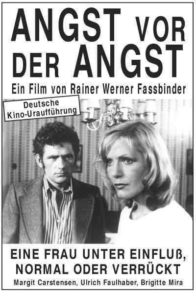 Plakat zum Film: Angst vor der Angst