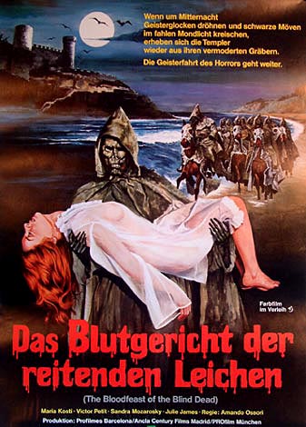 Plakat zum Film: Blutgericht der reitenden Leichen, Das