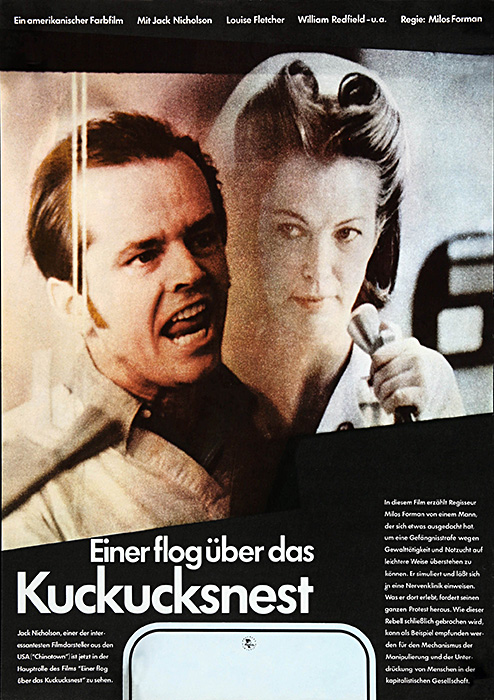 Plakat zum Film: Einer flog über das Kuckucksnest