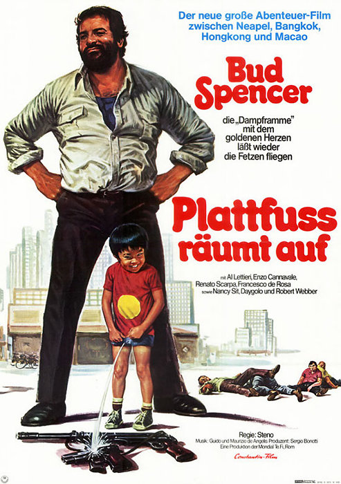 Plakat zum Film: Plattfuß räumt auf