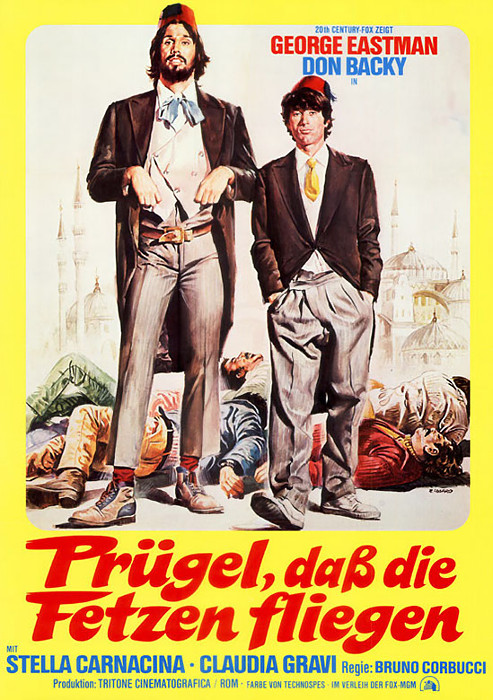 Plakat zum Film: Prügel, daß die Fetzen fliegen