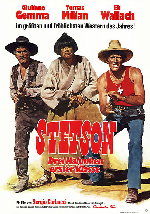 Plakat zum Film: Stetson - Drei Halunken erster Klasse