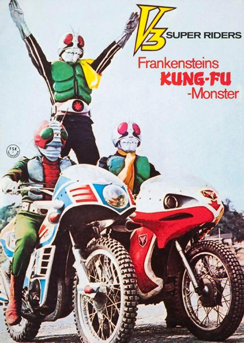 Plakat zum Film: V3 Super Riders - Frankensteins Kung-Fu Monster!