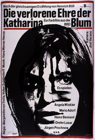 Plakat zum Film: verlorene Ehre der Katharina Blum, Die