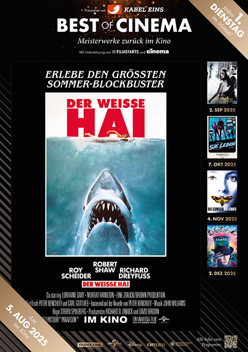 Plakat zum Film: weiße Hai, Der
