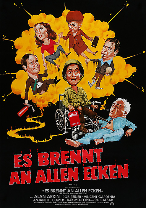 Plakat zum Film: Es brennt an allen Ecken