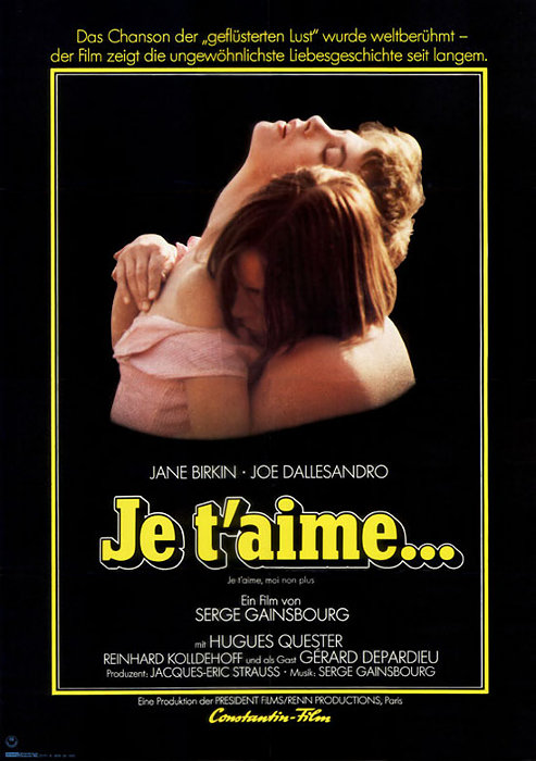 Plakat zum Film: Je t'aime