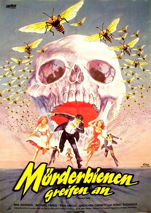 Plakat zum Film: Mörderbienen greifen an