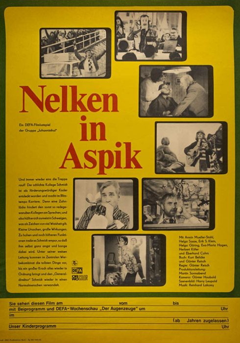 Plakat zum Film: Nelken in Aspik