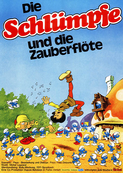 Plakat zum Film: Schlümpfe und die Zauberflöte, Die