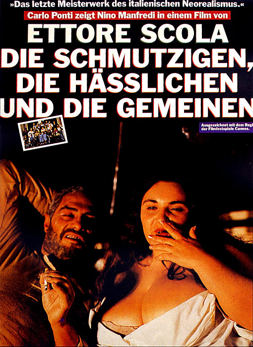 Plakat zum Film: Schmutzigen, die Häßlichen und die Gemeinen, Die