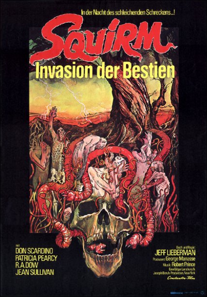 Plakat zum Film: Squirm - Invasion der Bestien