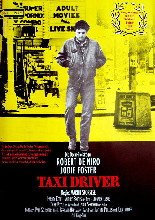 Plakat zum Film: Taxi Driver