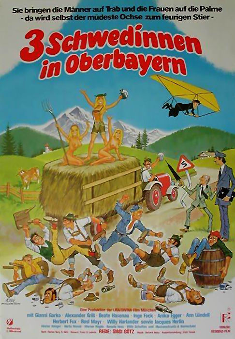 Plakat zum Film: Drei Schwedinnen in Oberbayern