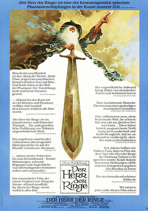 Plakat zum Film: Herr der Ringe, Der